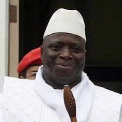 Presidente de Gambia, Yahya Jammeh