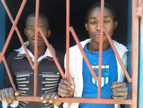 Activistas zambianos en prisión