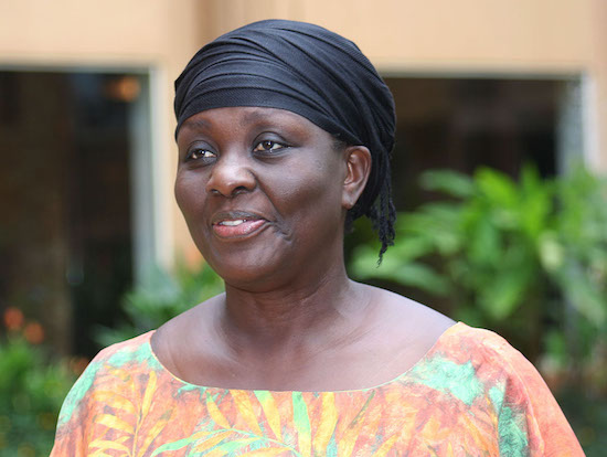 Ex-vicepresidenta de Uganda Speciosa Wandira-Kazibwe