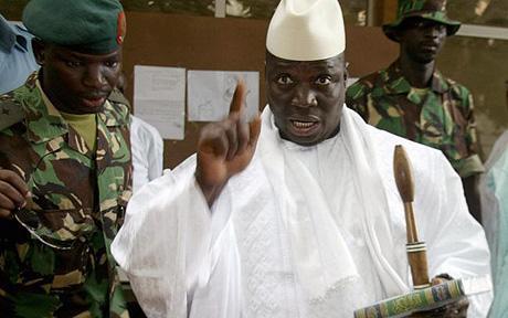 Presidente de Gambia Yahya Jammeh Presidente de Gambia Yahya Jammeh