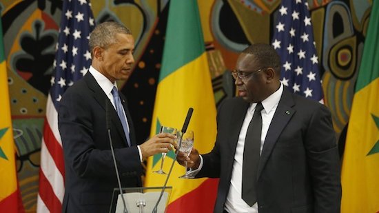 Macky Sall y Obama