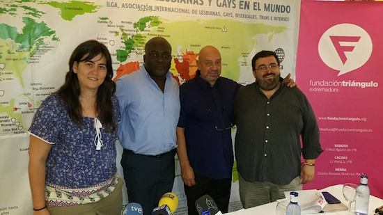 Henry O. y Carlos Mateos. Foto: Fundación Triángulo Henry O. y Carlos Mateos. Foto: Fundación Triángulo
