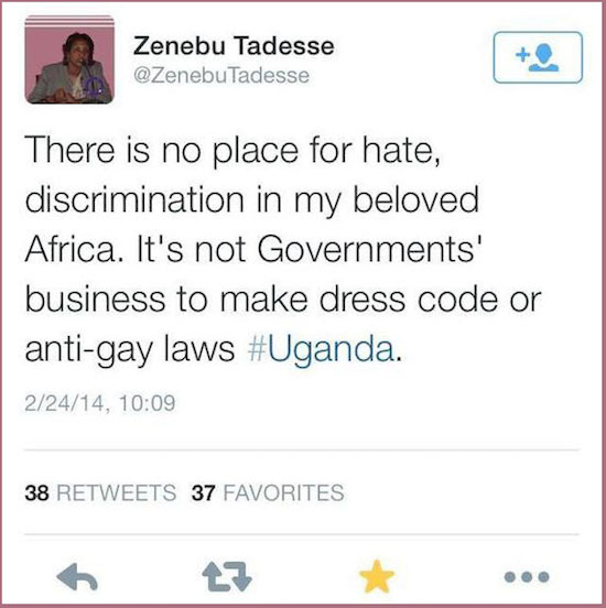Tweet de Zenebu Tadesse Tweet de Zenebu Tadesse