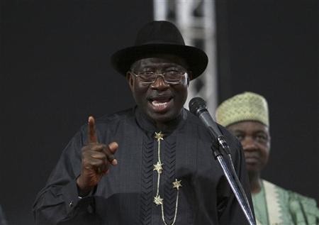 presidente nigeriano, Goodluck Jonathan